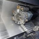 []斗山235斜轨数控车床，发那科PIus系统，三千里8寸中空.